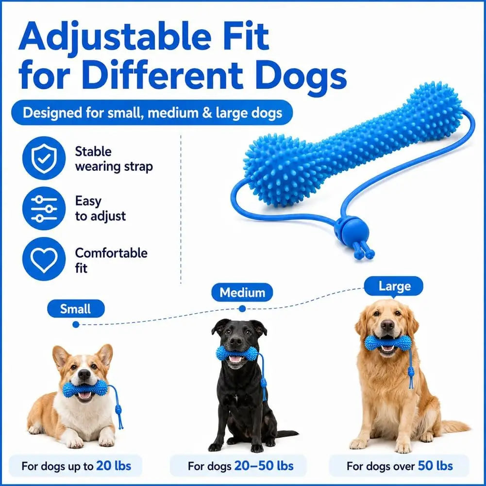 Tail & Timber Textured Dental Chew Toy