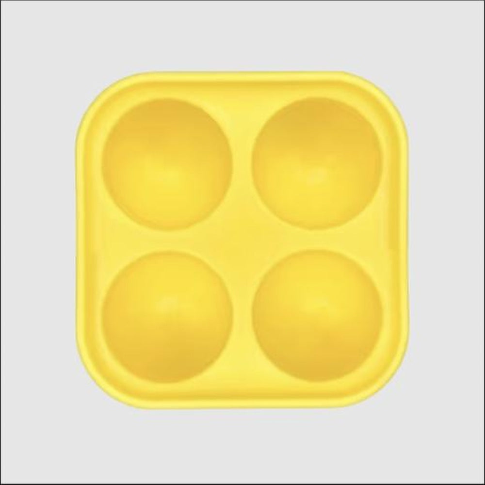 Food-grade silicone treat freezing tray with 4 cavities