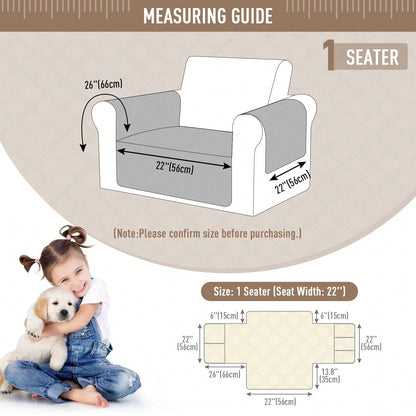 Tail & Timber™ Waterproof Pet Sofa Cover with Side Pocket