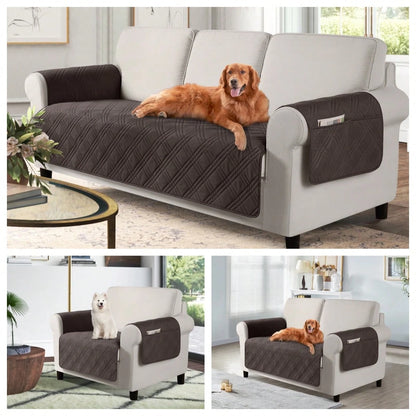 Tail & Timber™ Waterproof Pet Sofa Cover with Side Pocket