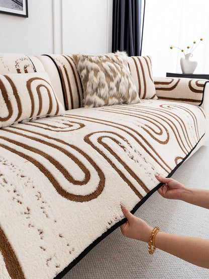 Tail & Timber™ Plush Anti-Scratch Pet Couch Protector