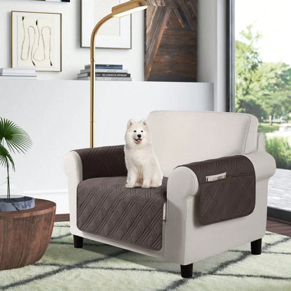 Tail & Timber™ Waterproof Pet Sofa Cover with Side Pocket