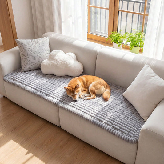 Tail & Timber™ Plush Waterproof Pet Sofa Protector