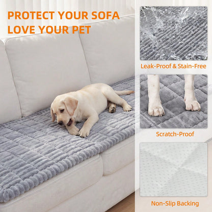 Tail & Timber™ Plush Waterproof Pet Sofa Protector