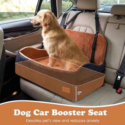 Tail & Timber Spacious Dog Car Booster Seat