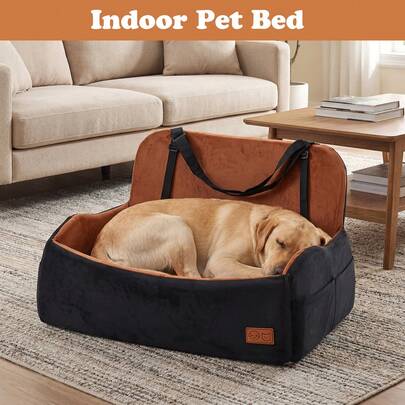 Tail & Timber Spacious Dog Car Booster Seat