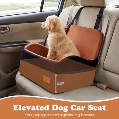 Tail & Timber Elevated Pet Car Booster Seat