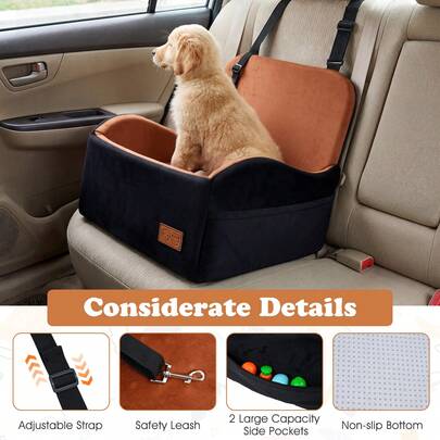Tail & Timber Elevated Pet Car Booster Seat