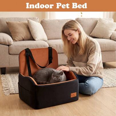 Tail & Timber Elevated Pet Car Booster Seat
