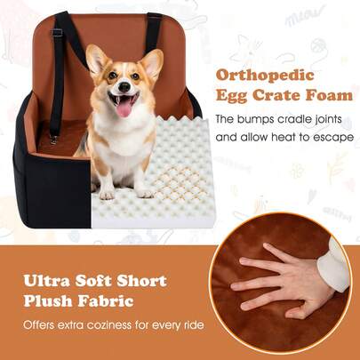 Tail & Timber Elevated Pet Car Booster Seat