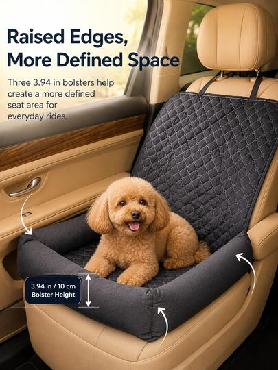 Tail & Timber Quilted Dog Car Travel Bed