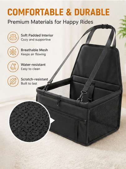 Tail & Timber Travel Pet Booster Car Seat
