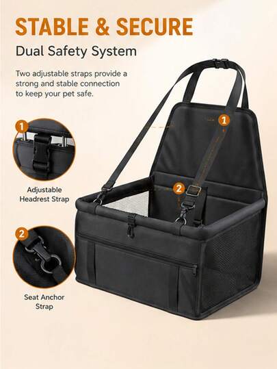 Tail & Timber Travel Pet Booster Car Seat