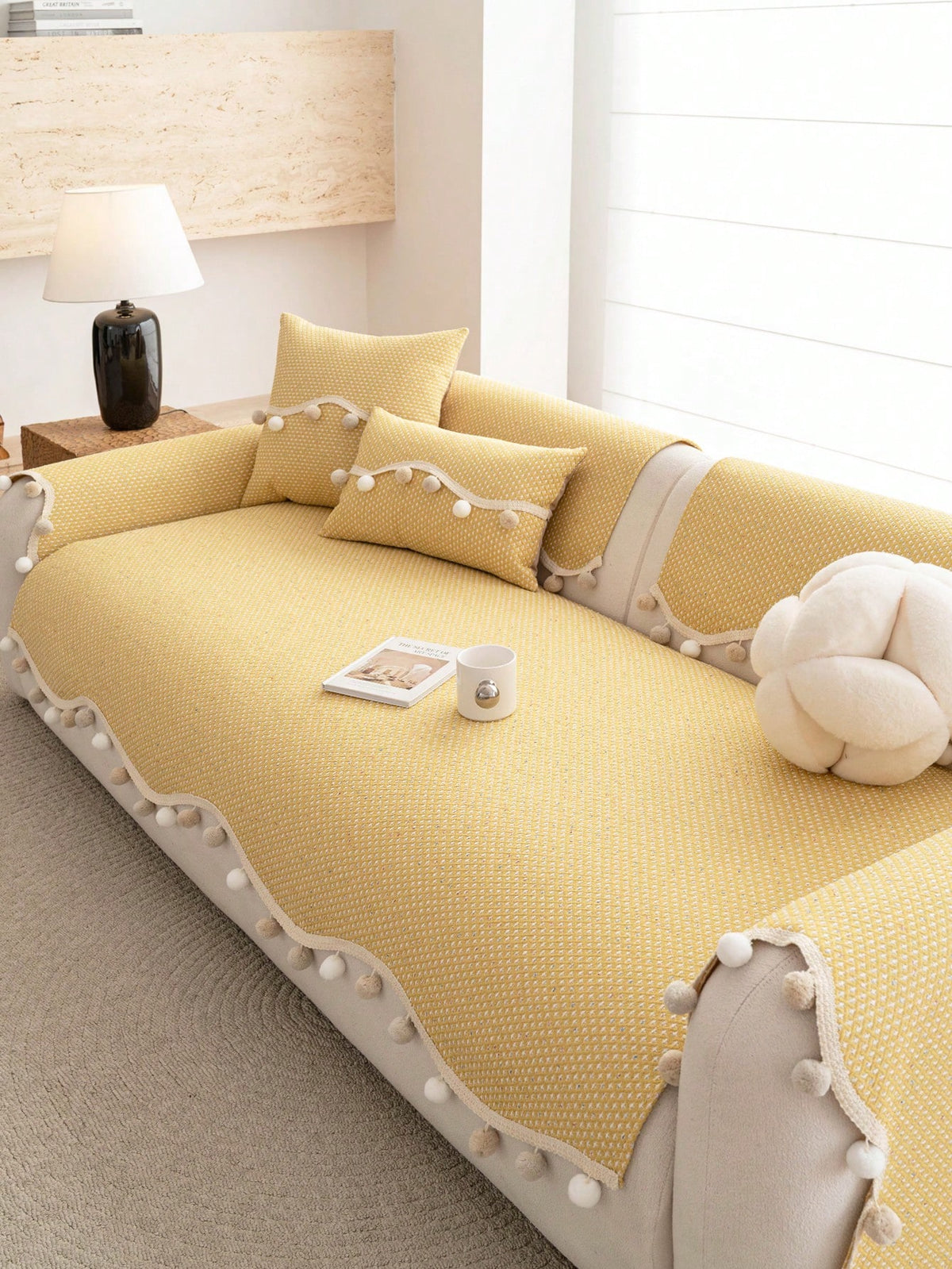 Tail & Timber™ Chenille Anti-Scratch Pet Couch Protector