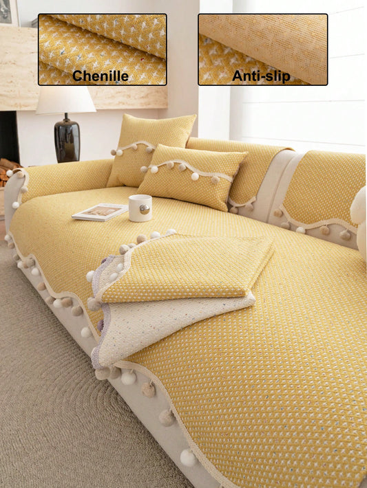 Tail & Timber™ Chenille Anti-Scratch Pet Couch Protector