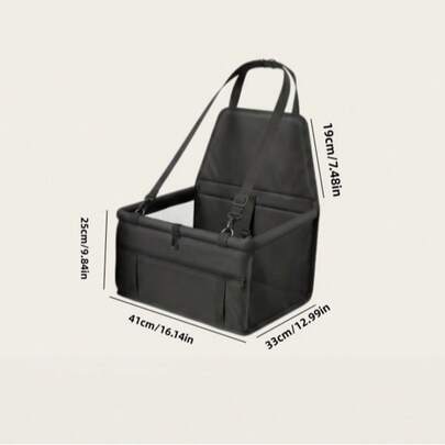 Tail & Timber Foldable Oxford Dog Car Booster Seat