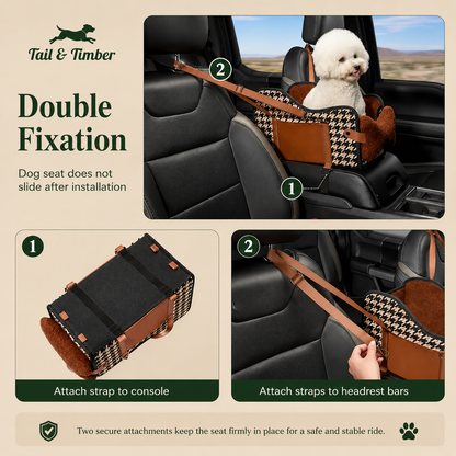 Center Console Pet Booster Car Seat