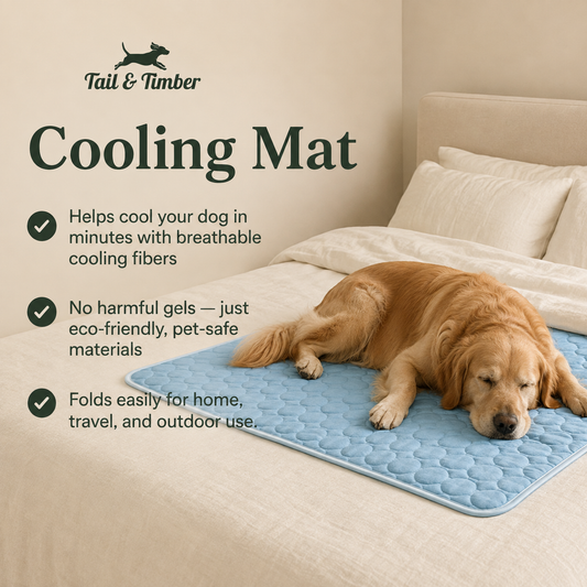 Cooling Pet Mat with Non-Slip Bottom