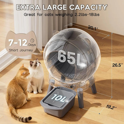 Tail & Timber Automatic Self-Cleaning Cat Litter Box
