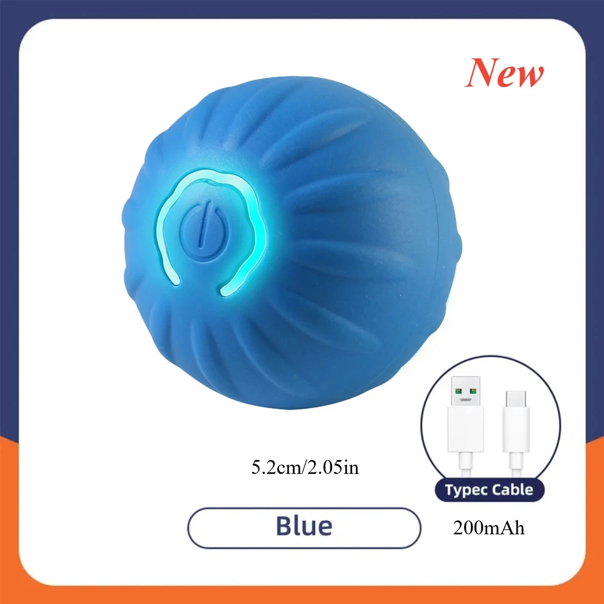 Tail & Timber Interactive Rolling Rope Ball