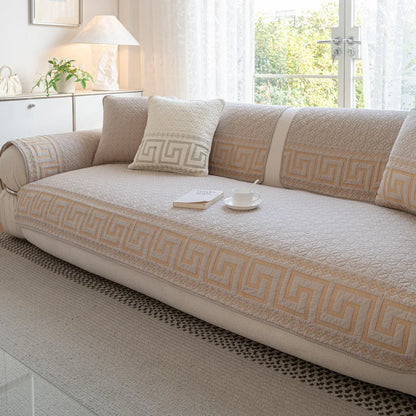 Tail & Timber™ Embroidered Anti-Scratch Pet Couch Protector