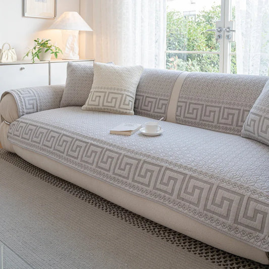Tail & Timber™ Embroidered Anti-Scratch Pet Couch Protector