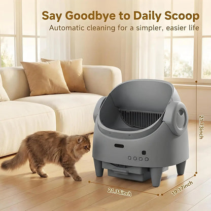 Tail & Timber Smart Open-Top Automatic Cat Litter Box