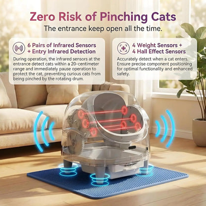 Tail & Timber Smart Open-Top Automatic Cat Litter Box