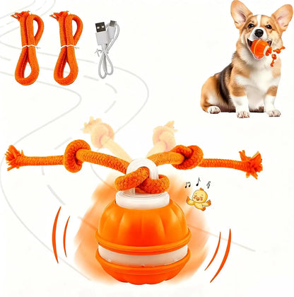 Tail & Timber Interactive Rolling Rope Ball