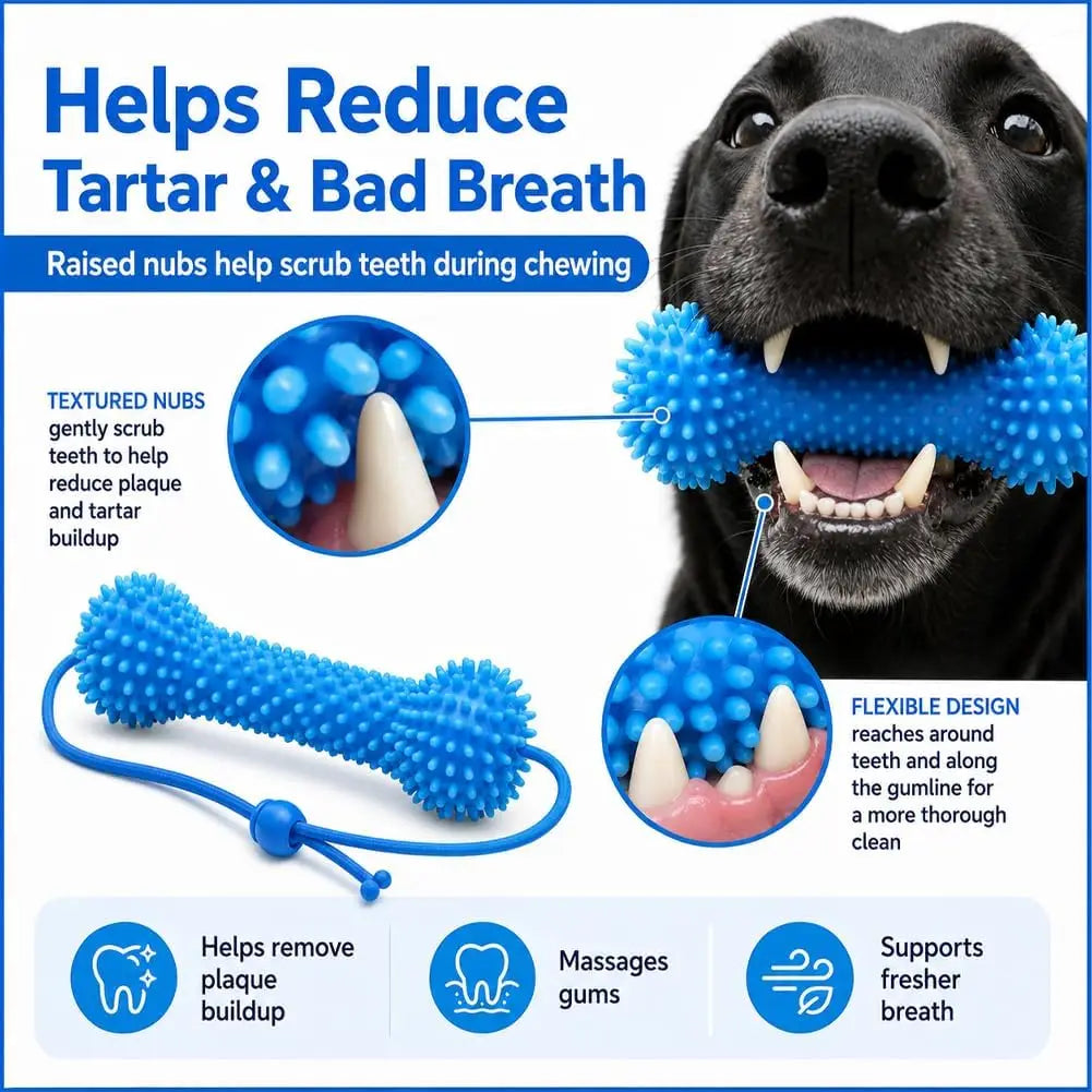 Tail & Timber Textured Dental Chew Toy