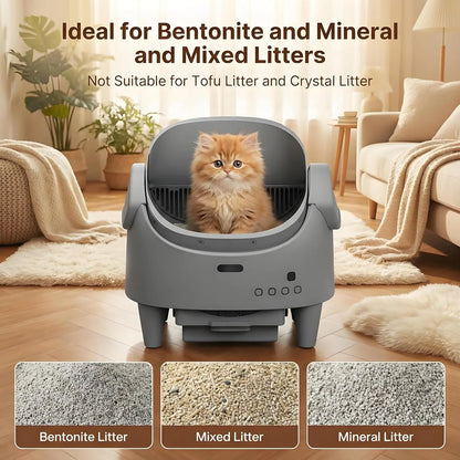 Tail & Timber Smart Open-Top Automatic Cat Litter Box