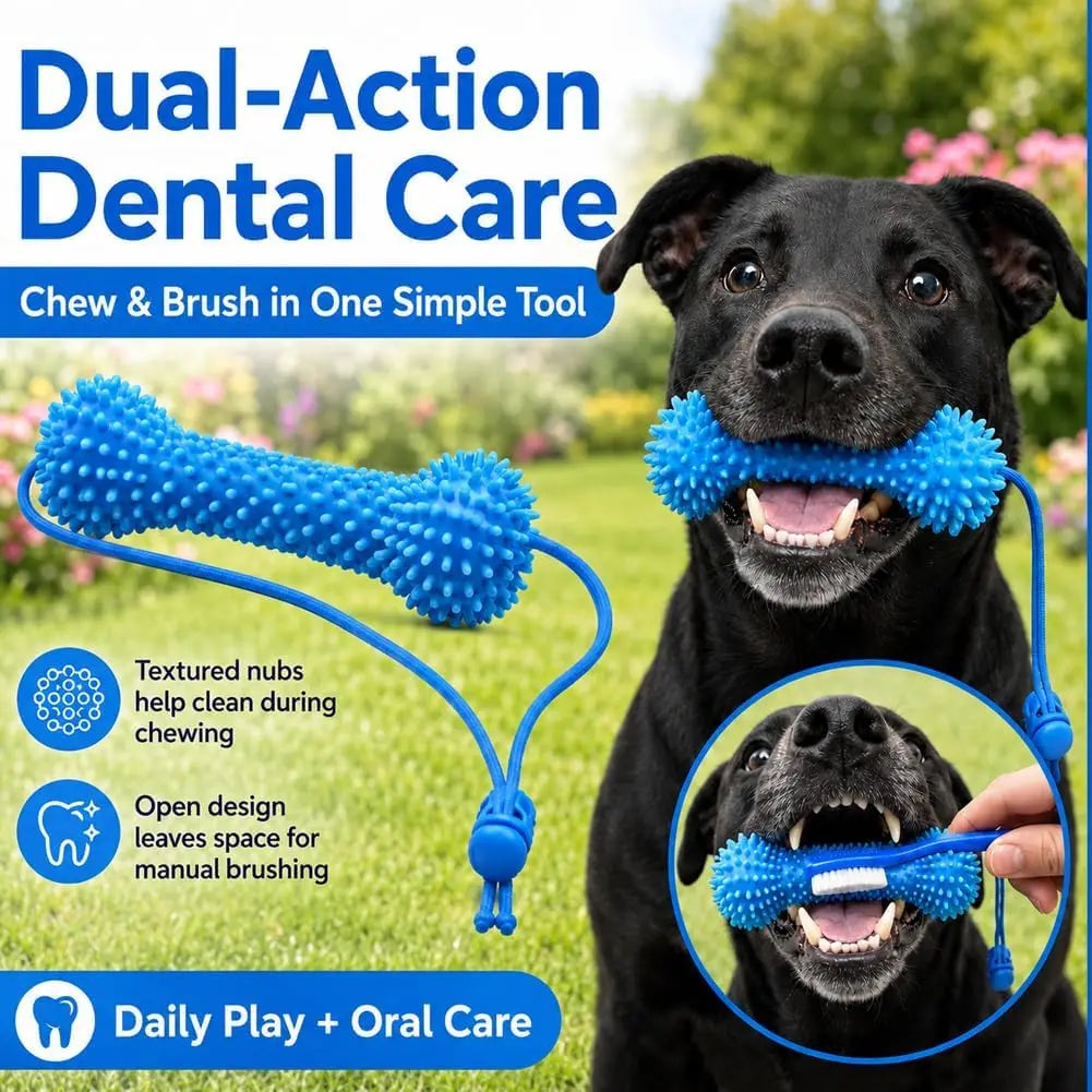 Tail & Timber Textured Dental Chew Toy