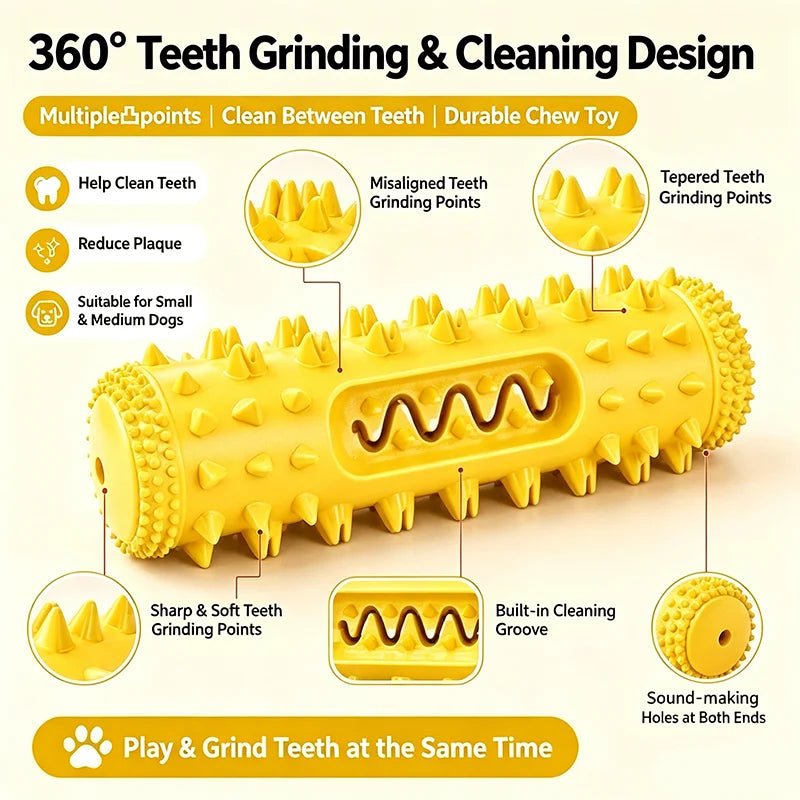 Tail & Timber Squeaky Dental Chew Stick