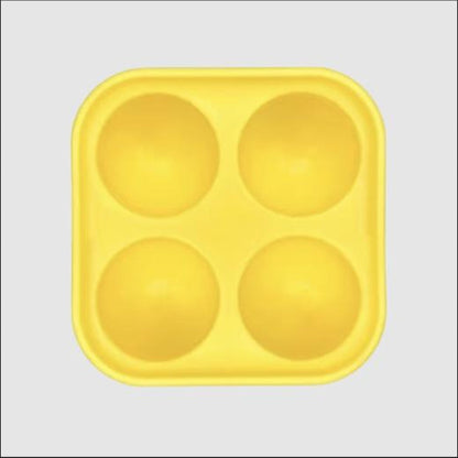 Food-grade silicone treat freezing tray with 4 cavities