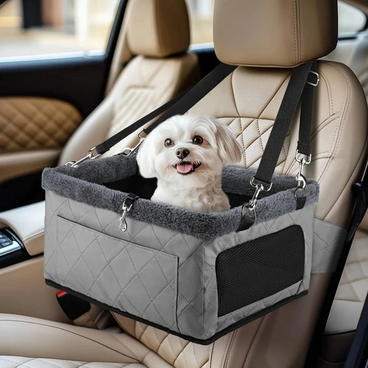 Elevated Travel Booster Dog Car Seat