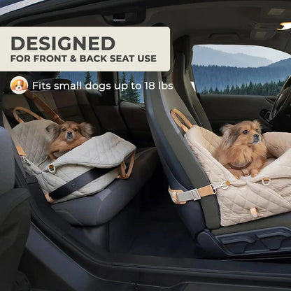 3-in-1 Travel Dog Car Seat & Carrier Bed