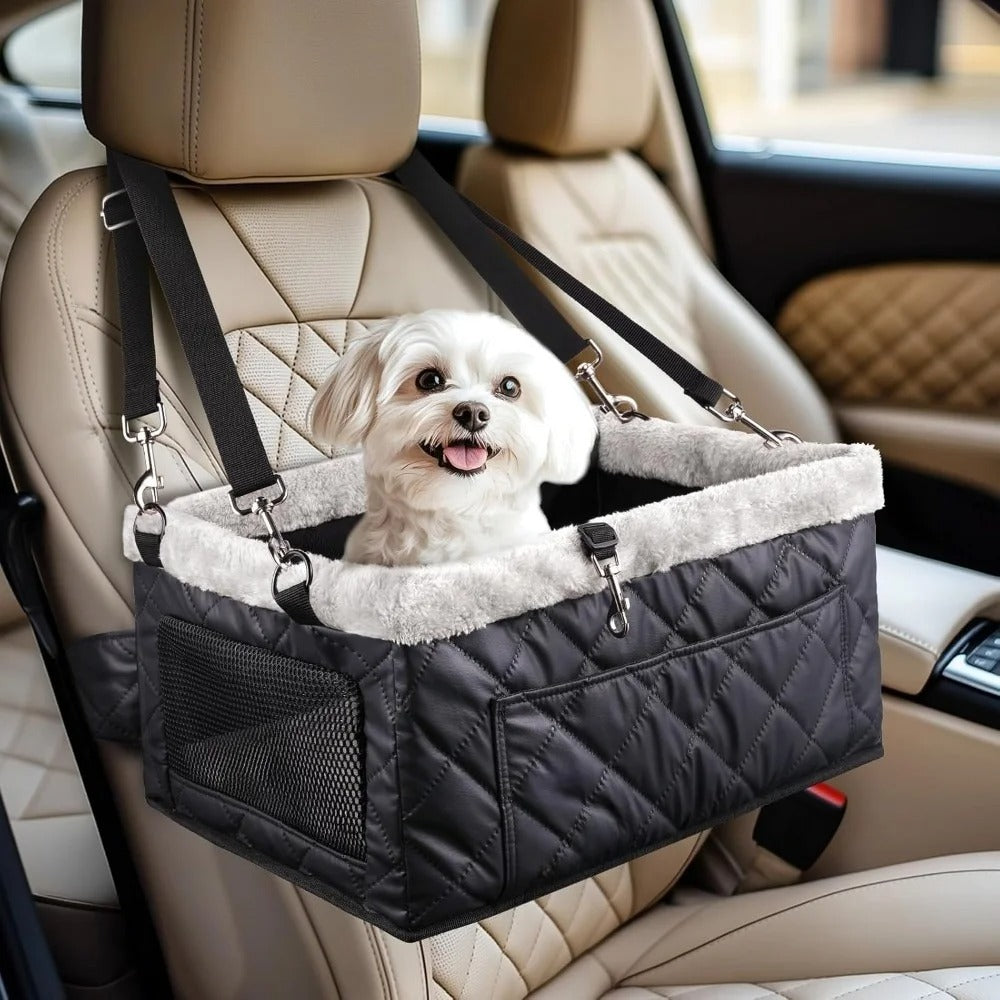 Elevated Travel Booster Dog Car Seat