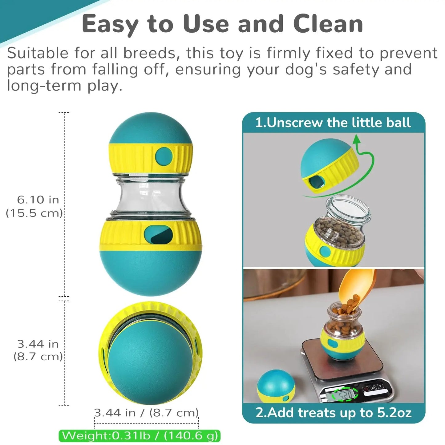 Roll & Reward Adjustable Treat Ball